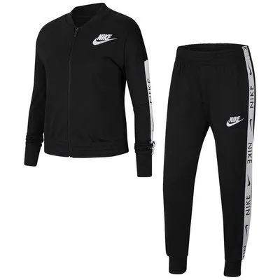 Nike Sportswear Trainingsanzug, Black / white 1