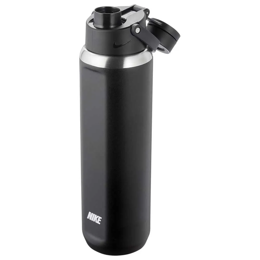 Nike Ss Recharge Chug Trinkflasche, Black / black / white, One Size Nike Ss Recharge Chug Trinkflasche, Black / black / white, One Size