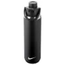 Nike Ss Recharge Chug Trinkflasche, Black / black / white, One Size