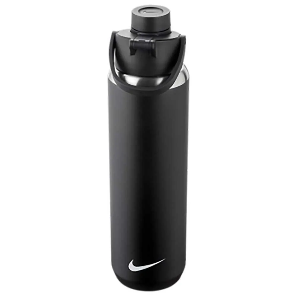 Nike Ss Recharge Chug Trinkflasche, Black / black / white, One Size Nike Ss Recharge Chug Trinkflasche, Black / black / white, One Size