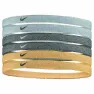 Nike Swoosh Sport Stirnband 6 Einheiten male, Grey / black / gold
