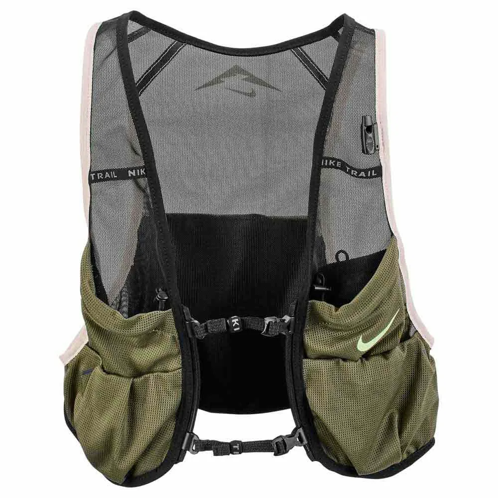 Nike Trail 2.0 Trinkweste, Black / medium olive / vapor green, L/XL