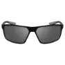 Nike Windstorm Polarisierte Sonnenbrille, Matte black / silver / grey, Black/CAT3 Polarized