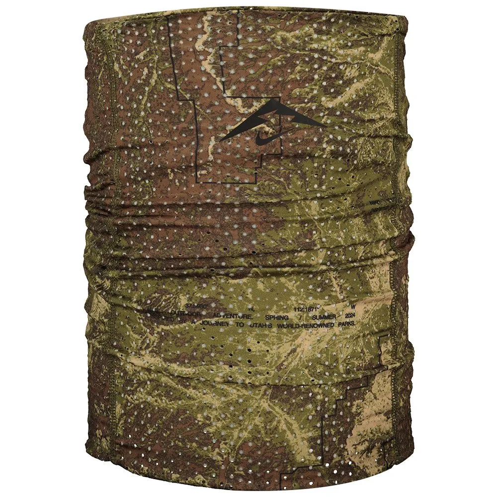 Nike Wrap Trail Printed Stirnband male, Green / black