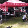 Niner 3 X 3 M Regenschirm, Red, One Size