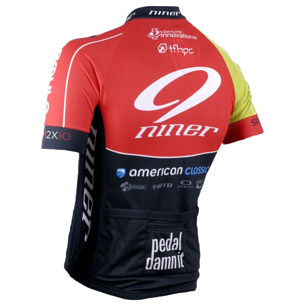 Niner Team Kurzarm-radtrikot, Red / black / yellow, S Niner Team Kurzarm-radtrikot, Red / black / yellow, S
