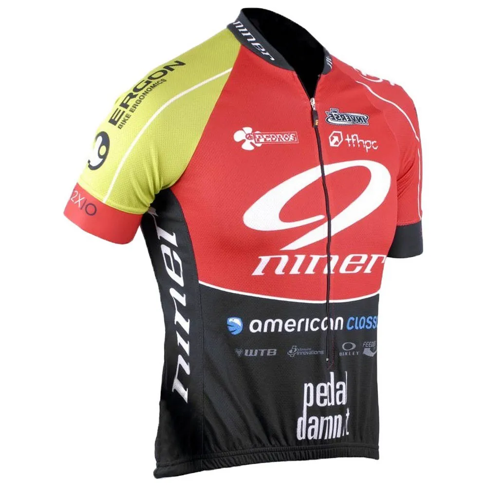 Niner Team Kurzarm-radtrikot, Red / black / yellow, S Niner Team Kurzarm-radtrikot, Red / black / yellow, S
