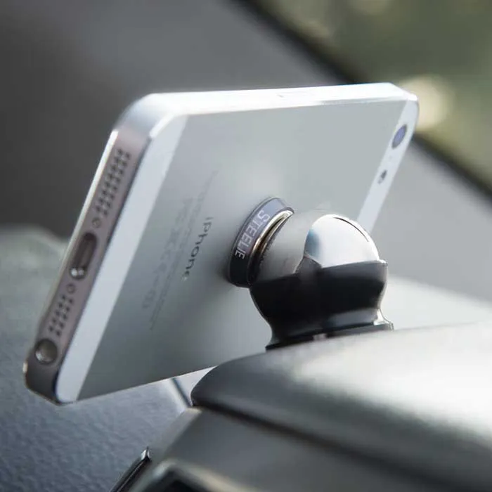 Nite Ize Steelie Car Mount Kit Unterstützung, Chrome, One Size Nite Ize Steelie Car Mount Kit Unterstützung, Chrome, One Size