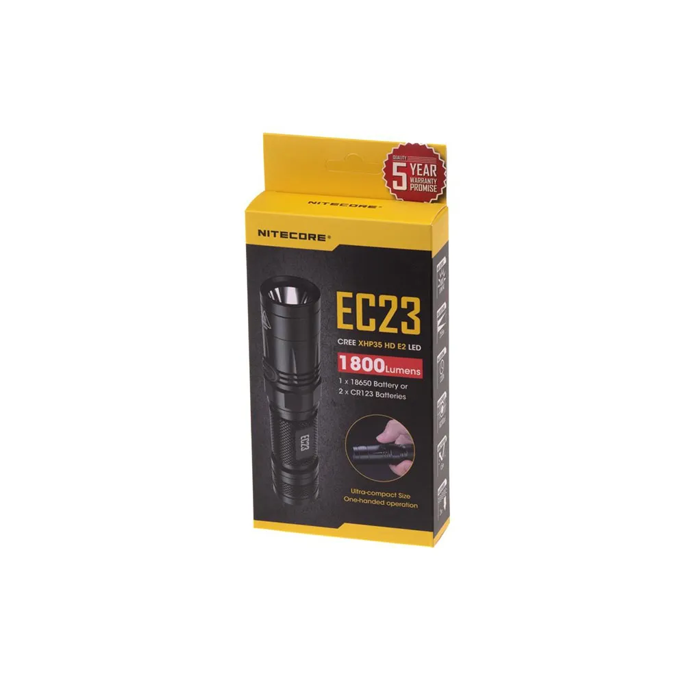 Nitecore Ec23 Explorer Taschenlampe, Black, One Size Nitecore Ec23 Explorer Taschenlampe, Black, One Size
