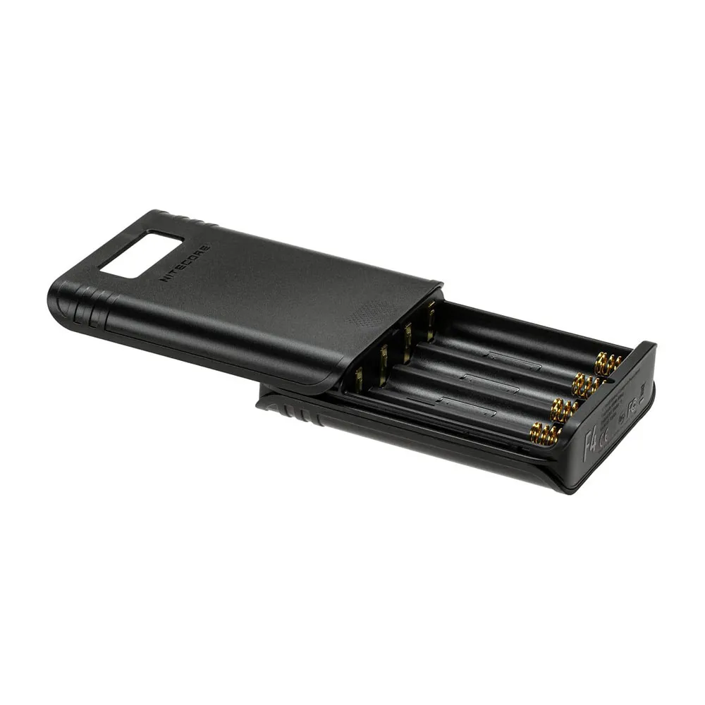 Nitecore F4 Flexible Power Bank Ladegerät, Black, One Size Nitecore F4 Flexible Power Bank Ladegerät, Black, One Size