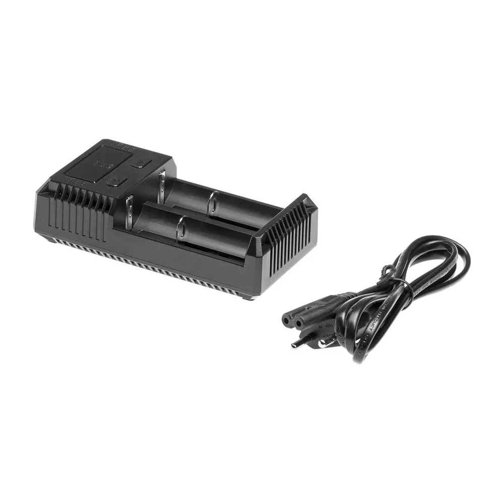 Nitecore Intellicharger New I2 Ladegerät, Black, One Size Nitecore Intellicharger New I2 Ladegerät, Black, One Size