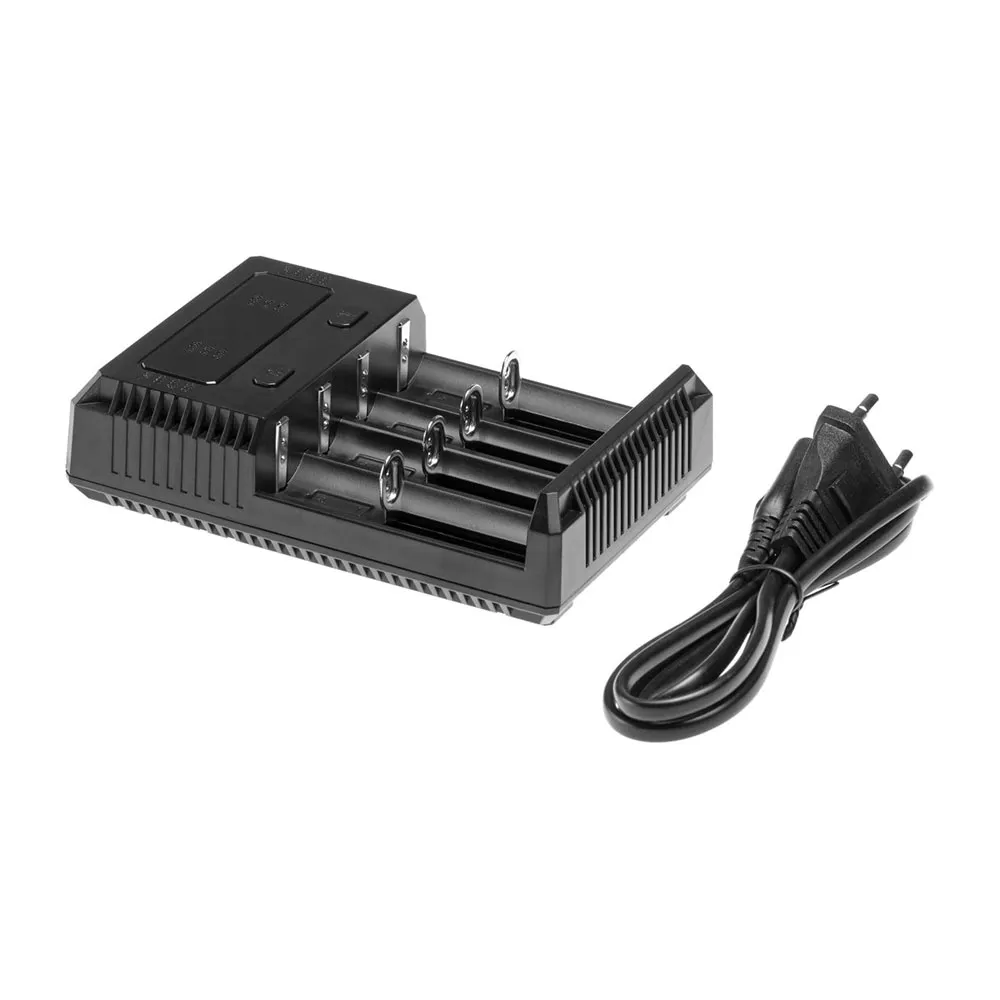 Nitecore Intellicharger New I4 Ladegerät, Black, One Size Nitecore Intellicharger New I4 Ladegerät, Black, One Size