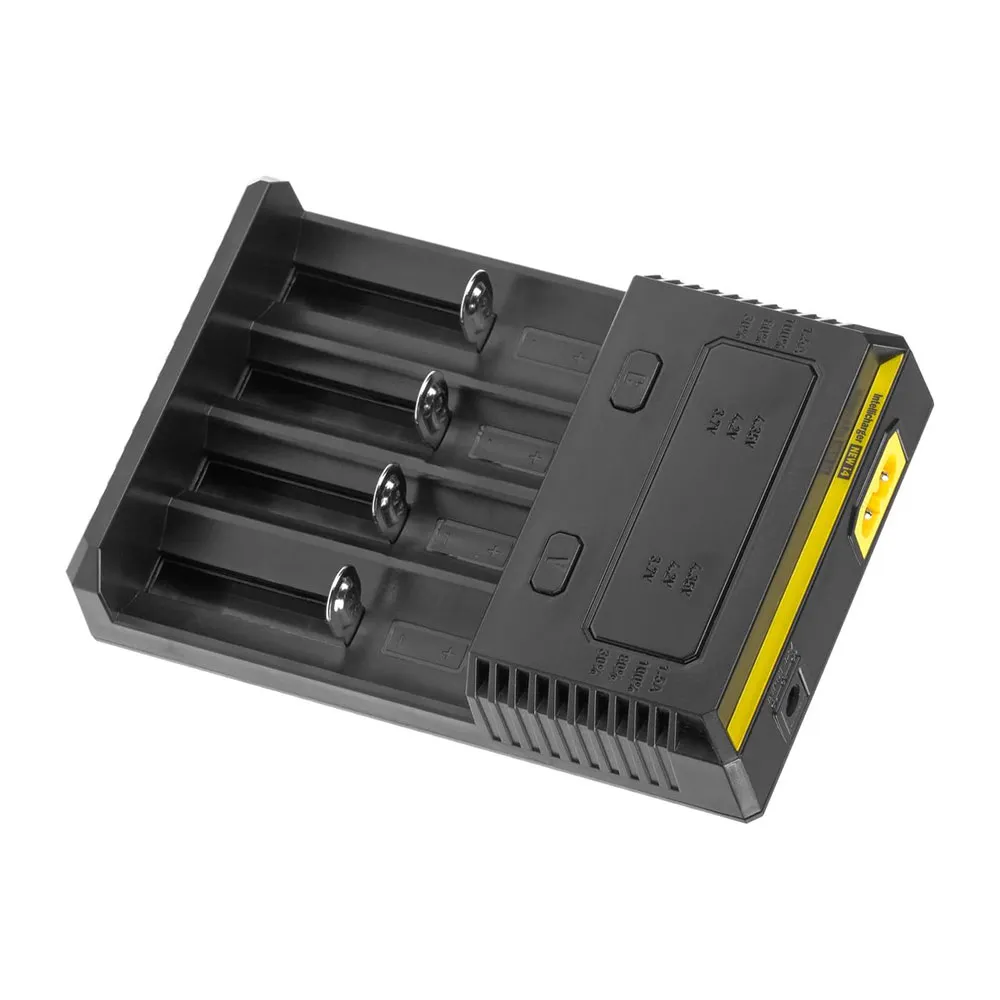Nitecore Intellicharger New I4 Ladegerät, Black, One Size Nitecore Intellicharger New I4 Ladegerät, Black, One Size
