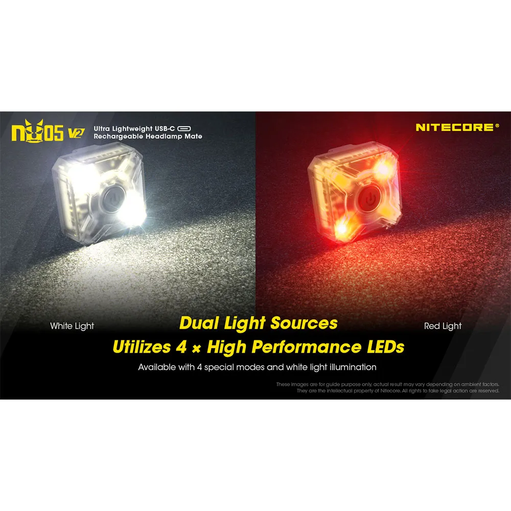 Nitecore Nu05 V2 Taschenlampe, Black, One Size Nitecore Nu05 V2 Taschenlampe, Black, One Size