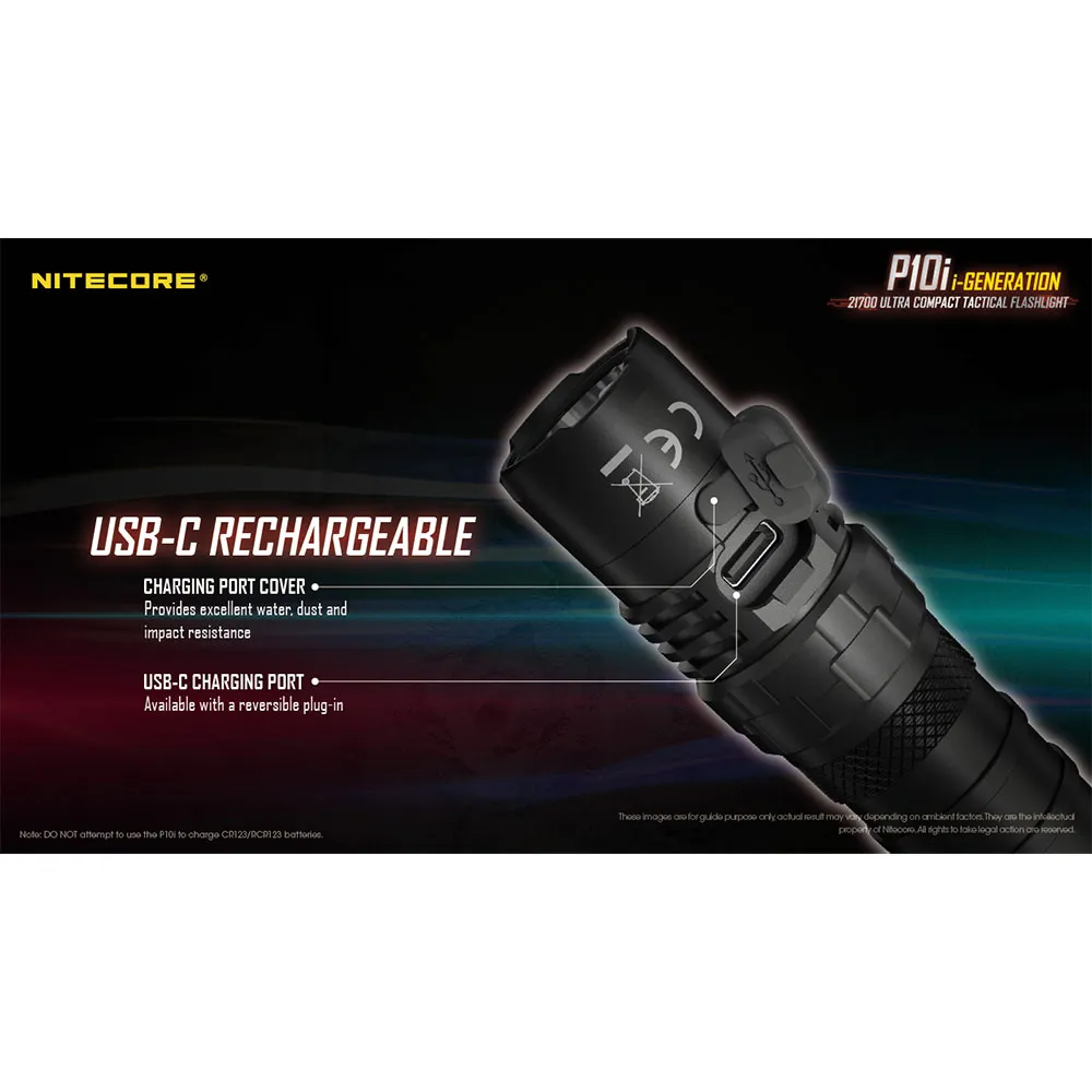 Nitecore P10i+ntc Taschenlampe, Black, 1800 Lumina Nitecore P10i+ntc Taschenlampe, Black, 1800 Lumina