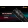 Nitecore P10i+ntc Taschenlampe, Black, 1800 Lumina