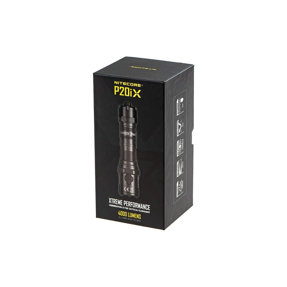 Nitecore P20ix Precise Tactical Taschenlampe, Black, One Size Nitecore P20ix Precise Tactical Taschenlampe, Black, One Size