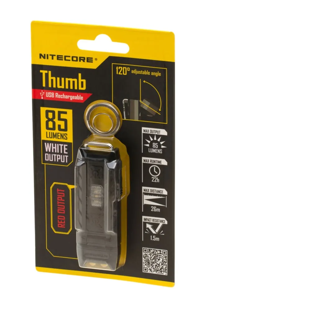 Nitecore Thumb Taschenlampe, Black, 85 Lumina Nitecore Thumb Taschenlampe, Black, 85 Lumina