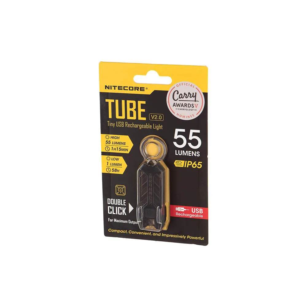 Nitecore Tube V2 Taschenlampe, Black, One Size