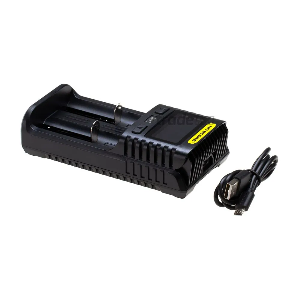 Nitecore Um2 Ladegerät, Black, One Size Nitecore Um2 Ladegerät, Black, One Size