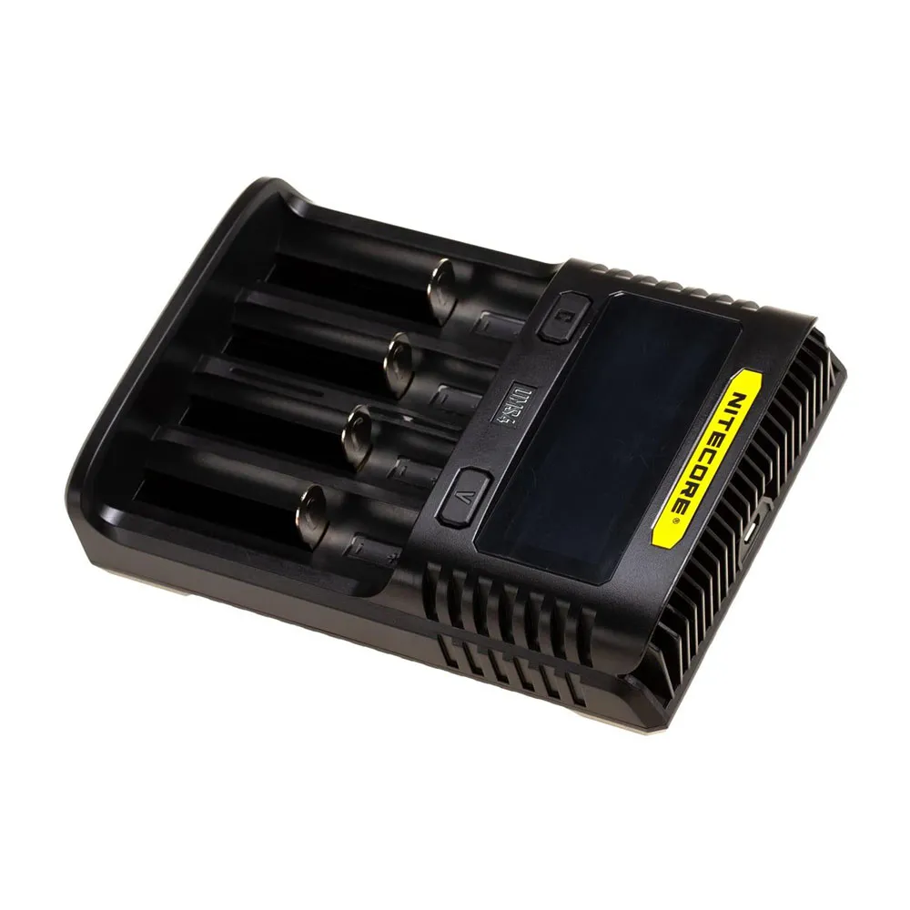 Nitecore Ums4 Ladegerät, Black, One Size Nitecore Ums4 Ladegerät, Black, One Size