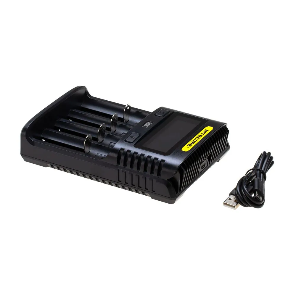 Nitecore Ums4 Ladegerät, Black, One Size Nitecore Ums4 Ladegerät, Black, One Size