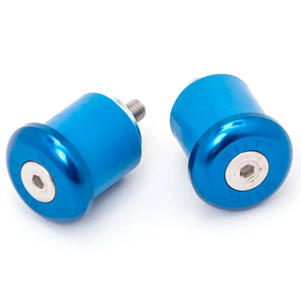 NITTO Ec-01 Lenkerstopfen, Blue, 24mm