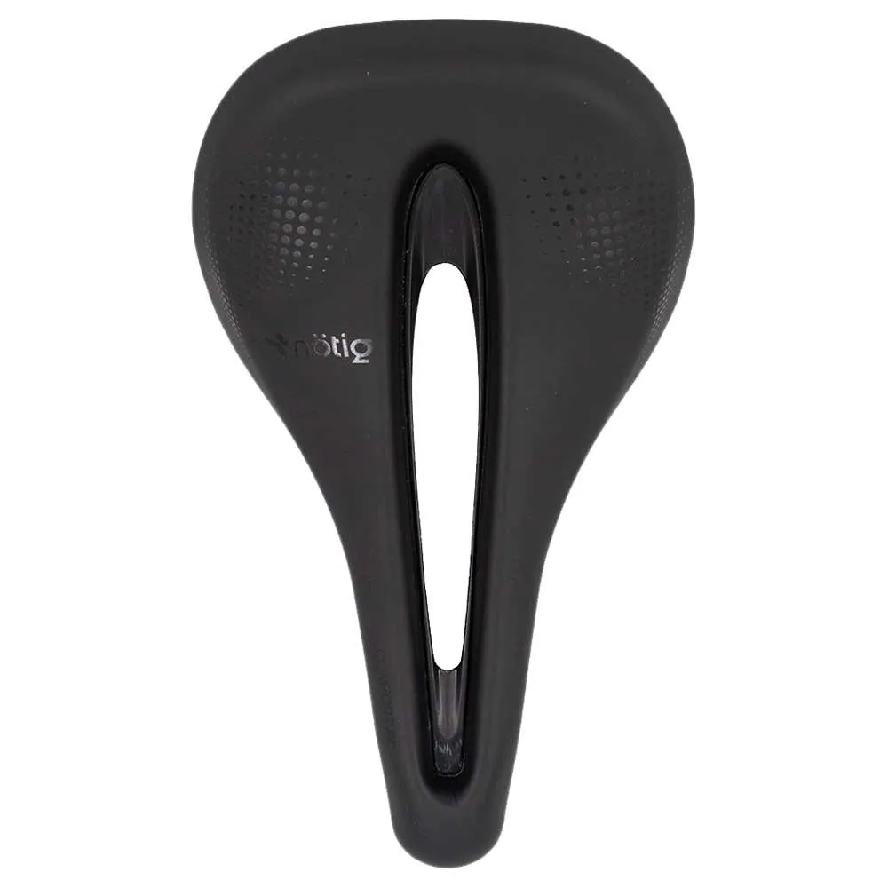 Nötig Comfort Fe Sattel, Black, 140mm Nötig Comfort Fe Sattel, Black, 140mm