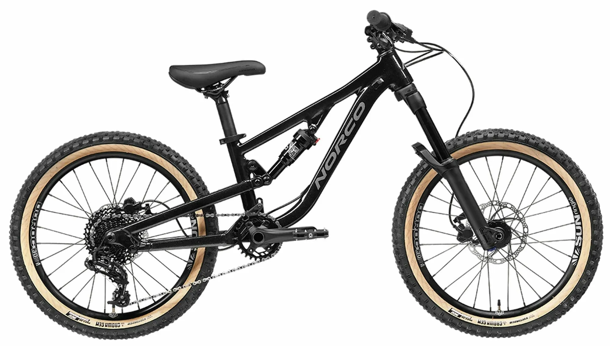Norco Fluid FS 2.2 Black/Grey 20" Diamant, Hersteller-black/grey, 20"
