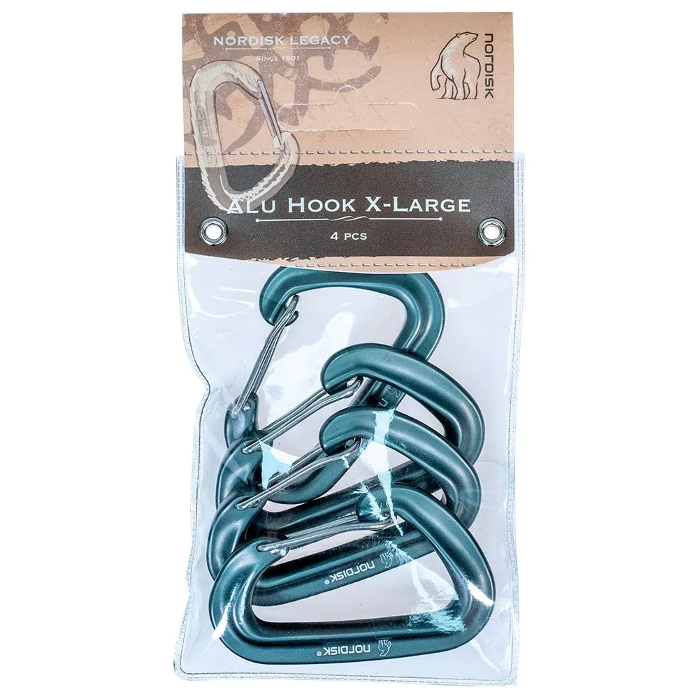 Nordisk Aluminium Haken Xl 4 Einheiten, Aluminium, One Size Nordisk Aluminium Haken Xl 4 Einheiten, Aluminium, One Size