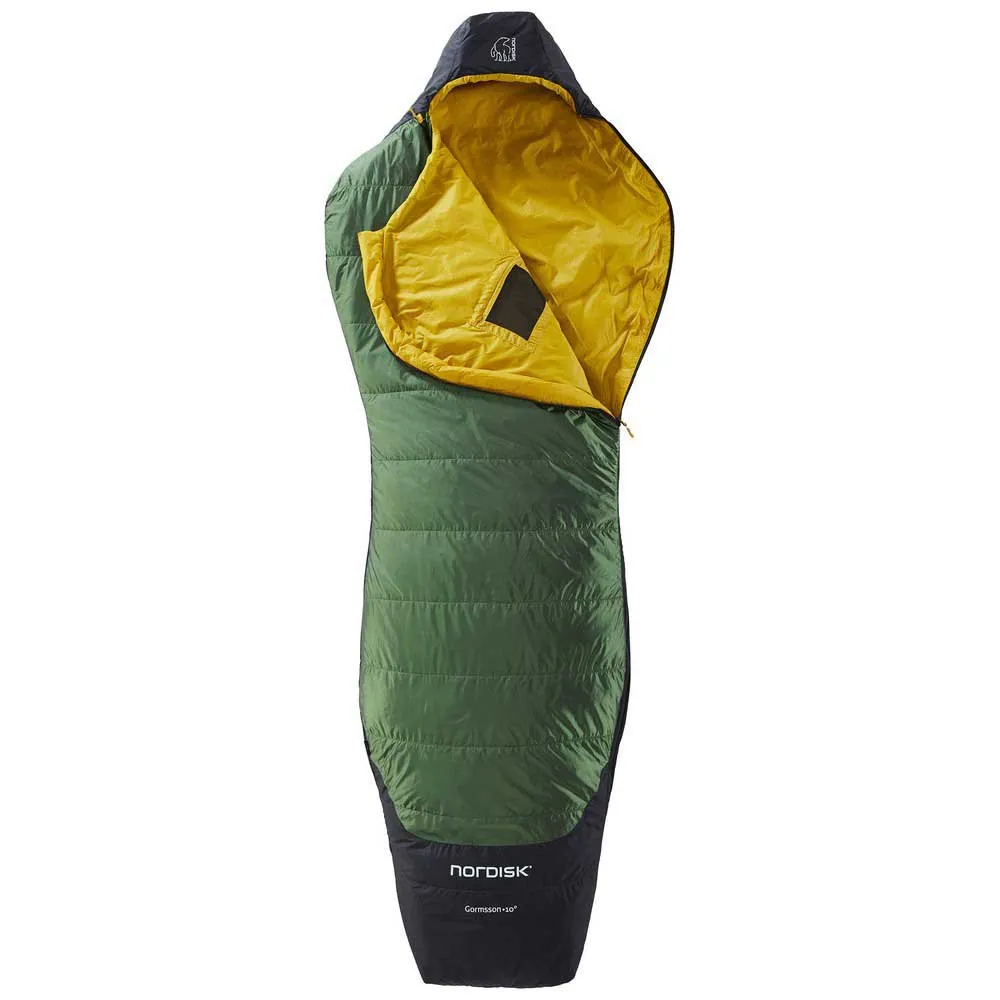 Nordisk Gormsson +10ºc Schlafsack Refurbished, Artichoke green / mustard yellow / black Nordisk Gormsson +10ºc Schlafsack Refurbished, Artichoke green / mustard yellow / black