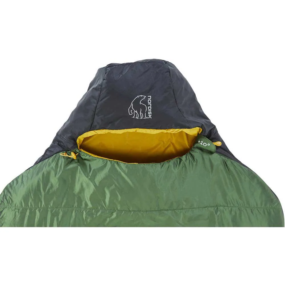 Nordisk Gormsson +10ºc Schlafsack Refurbished, Artichoke green / mustard yellow / black Nordisk Gormsson +10ºc Schlafsack Refurbished, Artichoke green / mustard yellow / black