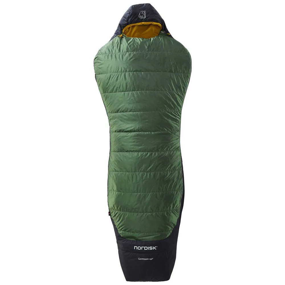 Nordisk Gormsson +10ºc Schlafsack Refurbished, Artichoke green / mustard yellow / black Nordisk Gormsson +10ºc Schlafsack Refurbished, Artichoke green / mustard yellow / black