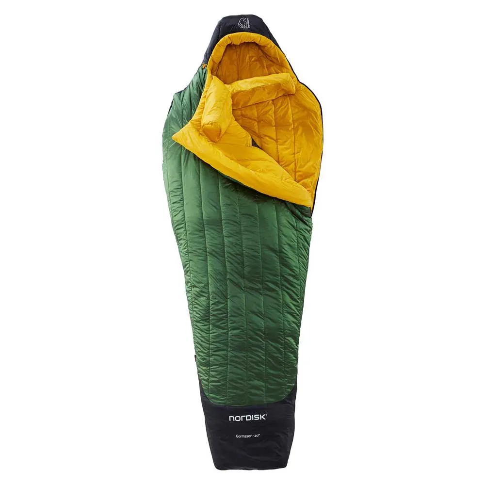 Nordisk Gormsson -20ºc Schlafsack, Artichoke green / mustard yellow / black, Left Zipper Nordisk Gormsson -20ºc Schlafsack, Artichoke green / mustard yellow / black, Left Zipper