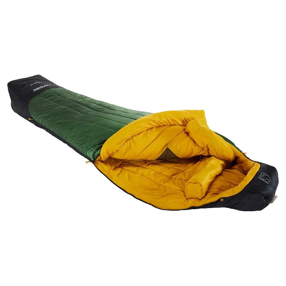 Nordisk Gormsson -20ºc Schlafsack, Artichoke green / mustard yellow / black, Left Zipper Nordisk Gormsson -20ºc Schlafsack, Artichoke green / mustard yellow / black, Left Zipper