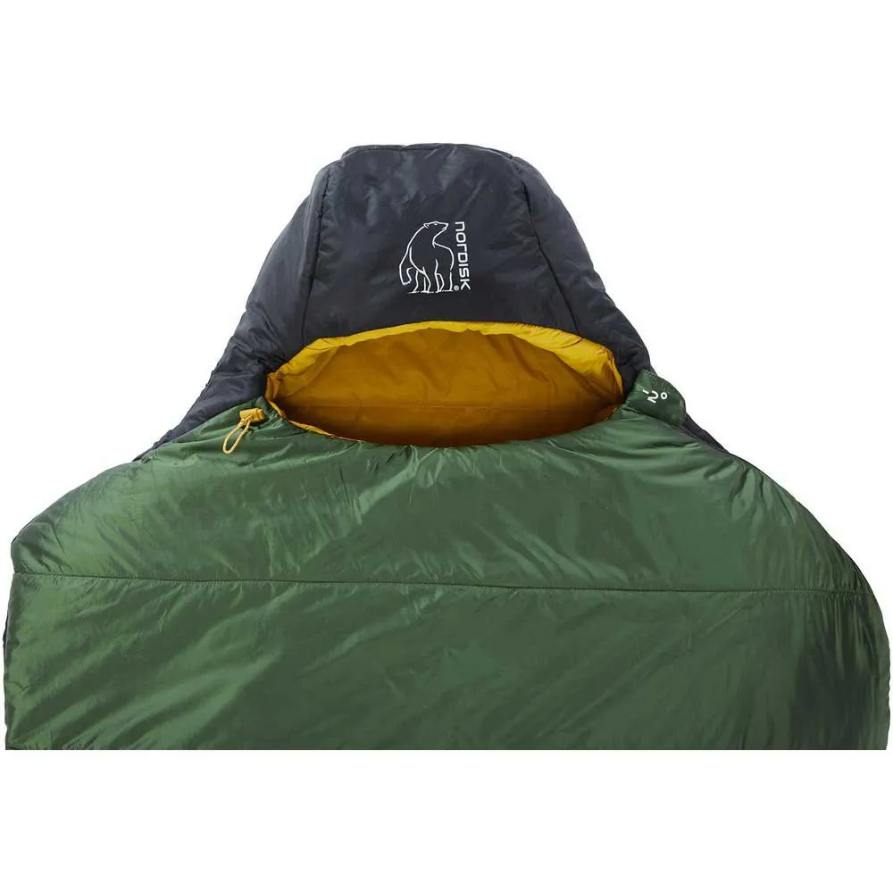 Nordisk Gormsson -2ºc Schlafsack, Artichoke green / mustard yellow / black 1, Left Zipper Nordisk Gormsson -2ºc Schlafsack, Artichoke green / mustard yellow / black 1, Left Zipper