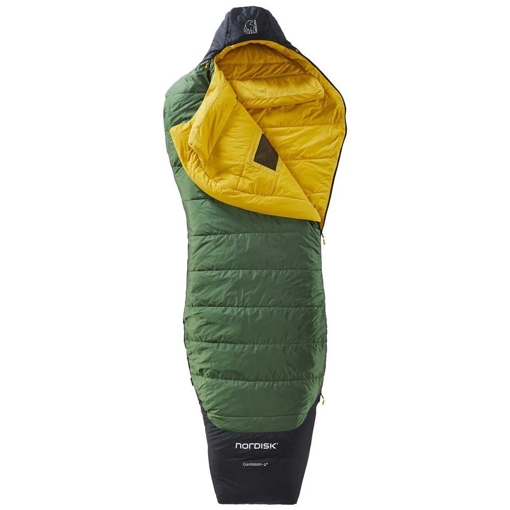 Nordisk Gormsson -2ºc Schlafsack, Artichoke green / mustard yellow / black 1, Left Zipper Nordisk Gormsson -2ºc Schlafsack, Artichoke green / mustard yellow / black 1, Left Zipper
