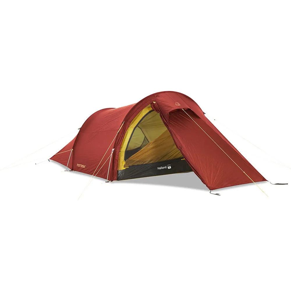 Nordisk Halland 2p Lw Zelt, Burnt red, 2PL Nordisk Halland 2p Lw Zelt, Burnt red, 2PL