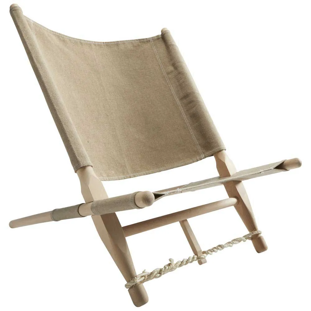 Nordisk Moesgaard Wooden Stuhl, Wood / cotton, One Size Nordisk Moesgaard Wooden Stuhl, Wood / cotton, One Size
