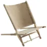 Nordisk Moesgaard Wooden Stuhl, Wood / cotton, One Size