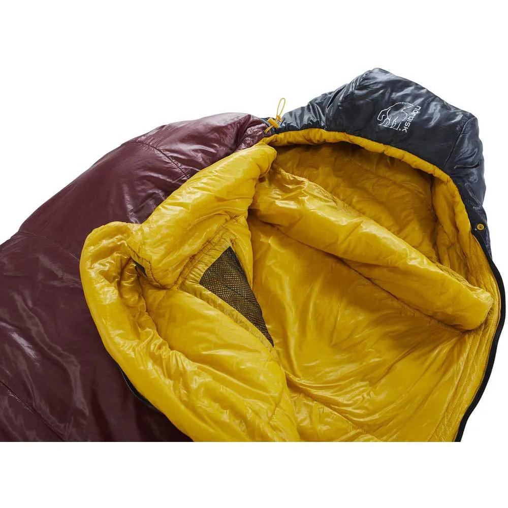 Nordisk Oscar -2ºc Schlafsack, Rio red / mustard yellow / black, Left Zipper Nordisk Oscar -2ºc Schlafsack, Rio red / mustard yellow / black, Left Zipper
