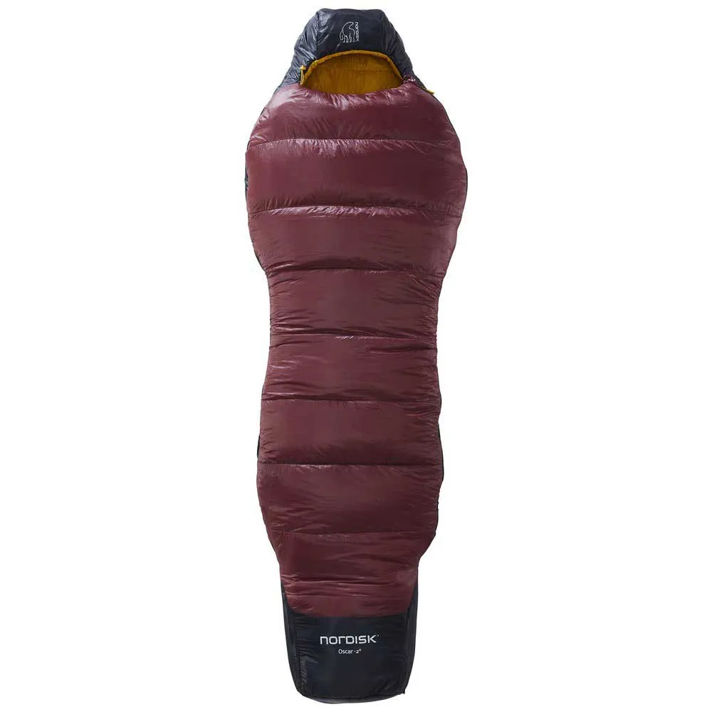Nordisk Oscar -2ºc Schlafsack, Rio red / mustard yellow / black, Left Zipper Nordisk Oscar -2ºc Schlafsack, Rio red / mustard yellow / black, Left Zipper