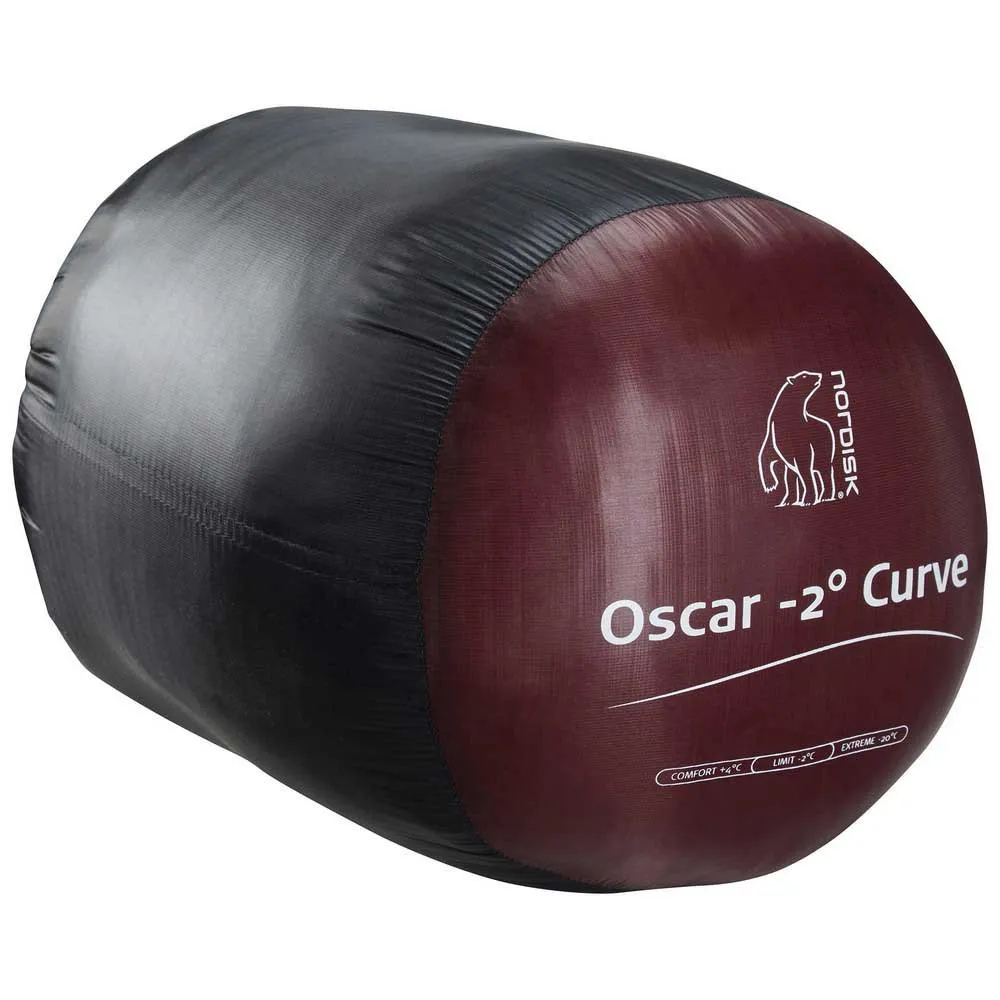 Nordisk Oscar -2ºc Schlafsack, Rio red / mustard yellow / black, Left Zipper Nordisk Oscar -2ºc Schlafsack, Rio red / mustard yellow / black, Left Zipper