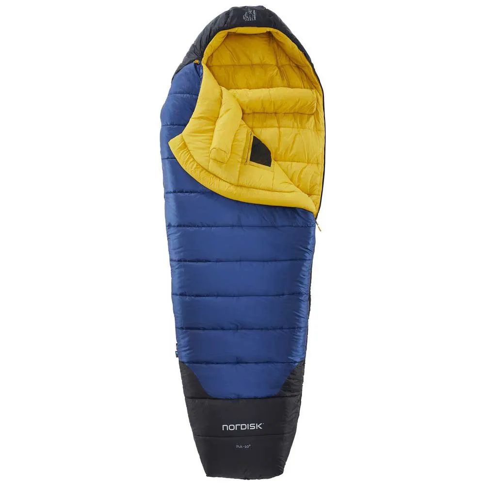 Nordisk Puk -10ºc Schlafsack, True navy / mustard yellow / black, Left Zipper Nordisk Puk -10ºc Schlafsack, True navy / mustard yellow / black, Left Zipper