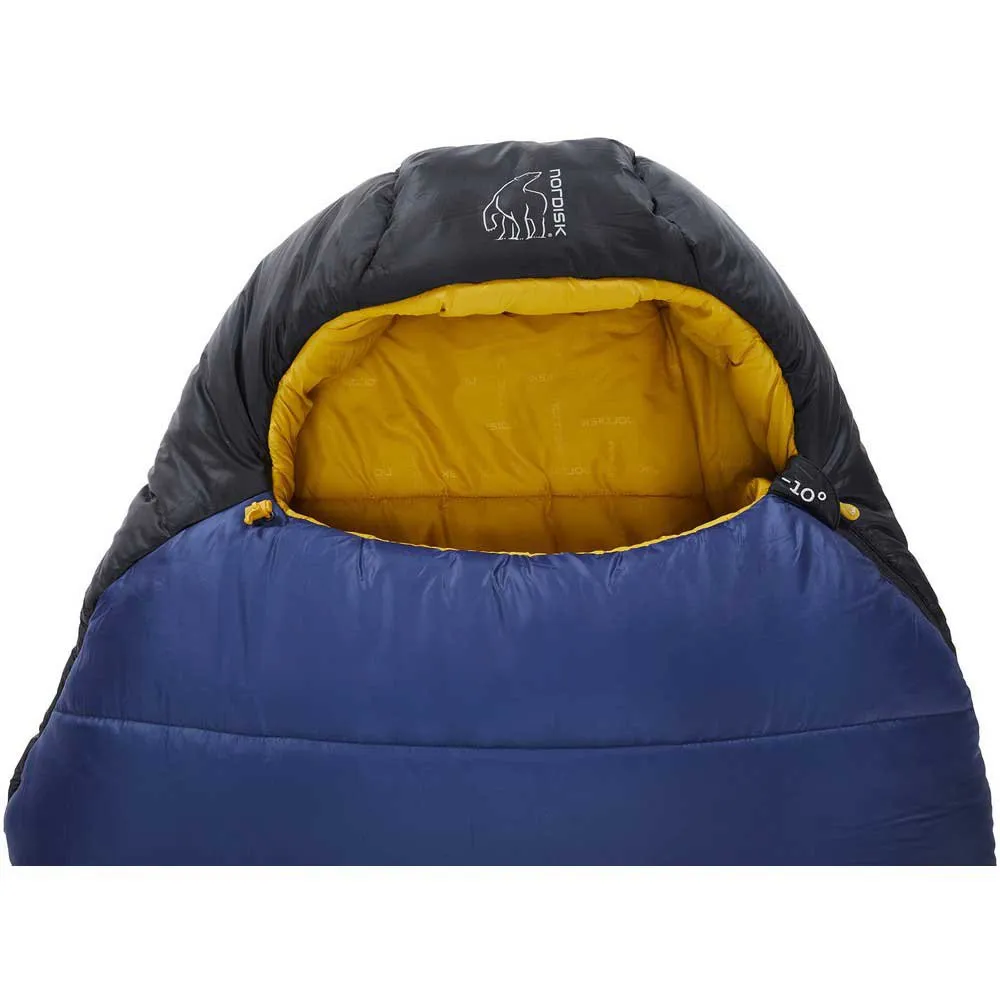 Nordisk Puk -10ºc Schlafsack, True navy / mustard yellow / black, Left Zipper Nordisk Puk -10ºc Schlafsack, True navy / mustard yellow / black, Left Zipper
