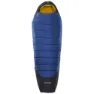 Nordisk Puk -10ºc Schlafsack, True navy / mustard yellow / black, Left Zipper