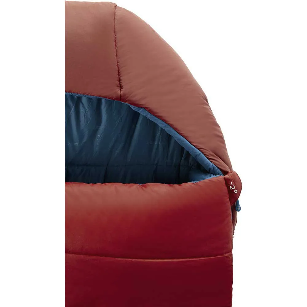 Nordisk Puk -2ºc Blanket Schlafsack, Sun-dried tomato / majolica blue / syrah, Left Zipper Nordisk Puk -2ºc Blanket Schlafsack, Sun-dried tomato / majolica blue / syrah, Left Zipper