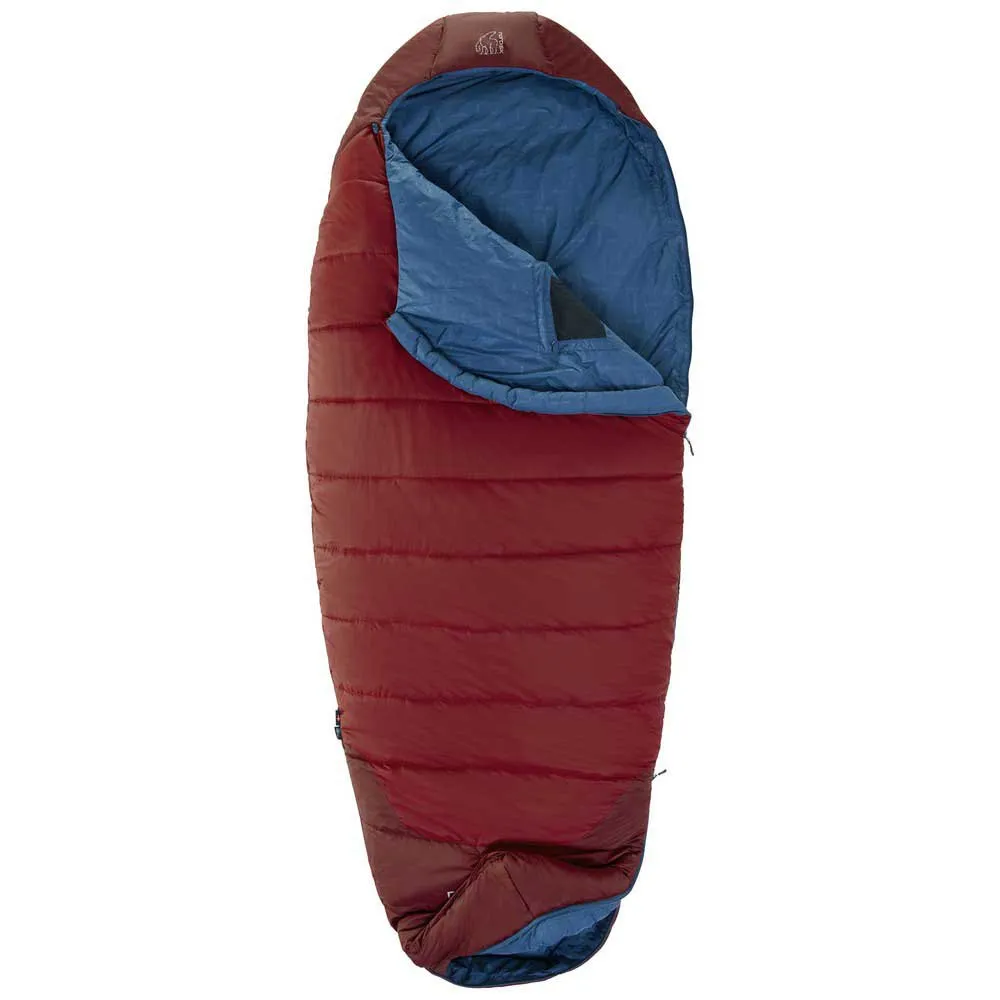 Nordisk Puk +4ºc Schlafsack, Sun-dried tomato / majolica blue / syrah, Left Zipper Nordisk Puk +4ºc Schlafsack, Sun-dried tomato / majolica blue / syrah, Left Zipper