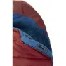 Nordisk Puk +4ºc Schlafsack, Sun-dried tomato / majolica blue / syrah, Left Zipper