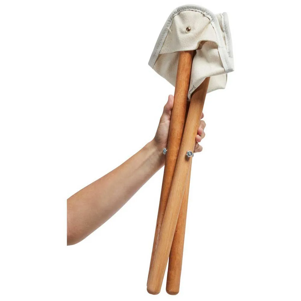 Nordisk Rebild Wooden 3 Hocker, Wood / cotton, One Size Nordisk Rebild Wooden 3 Hocker, Wood / cotton, One Size
